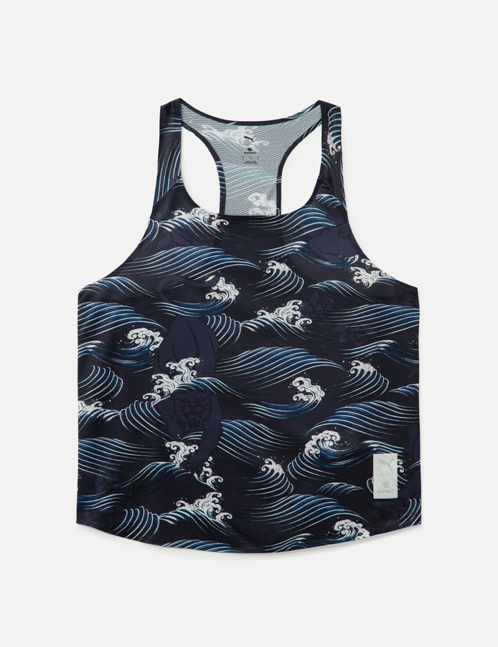 PUMA x SAYSKY Graphic Singlet NEW NAVY