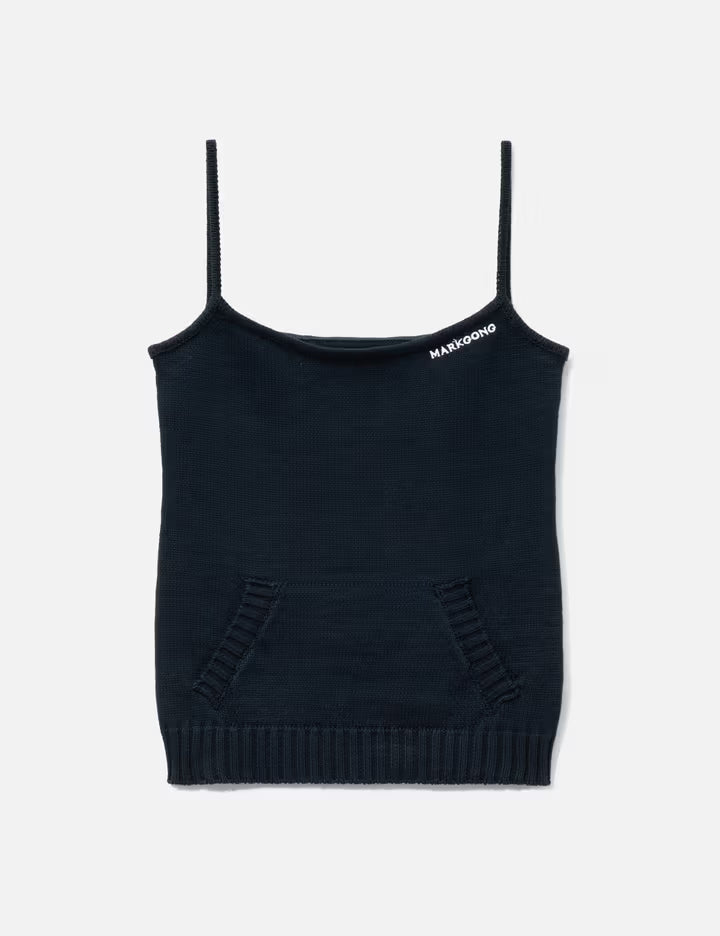 Navy Blue Knit Cami Top