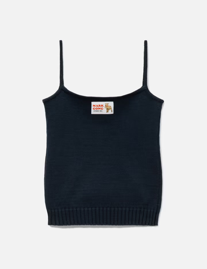Navy Blue Knit Cami Top