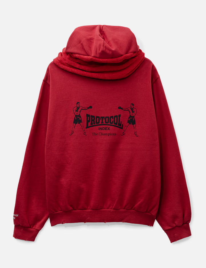 Terry Towel Zip Hoodie