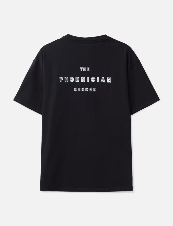 The Phoenician Scheme / Washed Heavy Weight Crew Neck T-Shirt ( Type-1 )