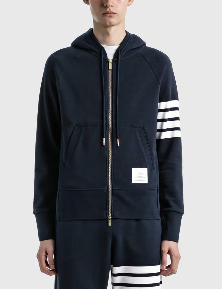 4 Bar Classic Jersey Hoodie