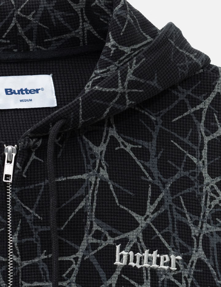 Thorn Camo Waffle Zip-Thru Hood