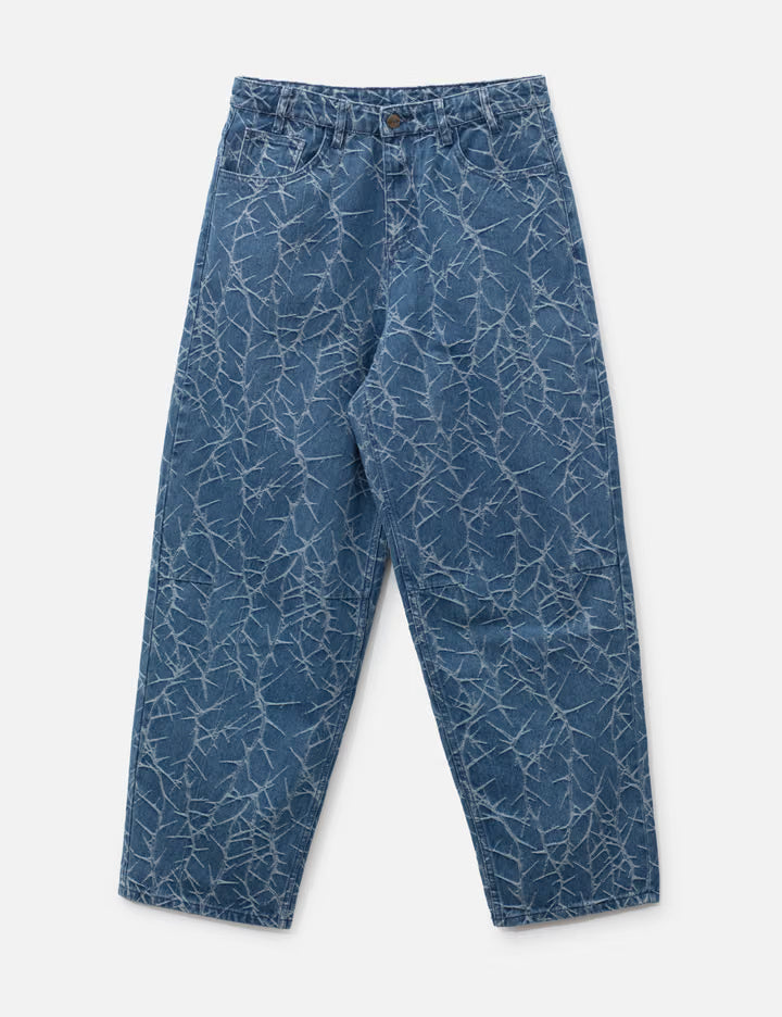 Thorn Camo Wide Cut Denim Jeans