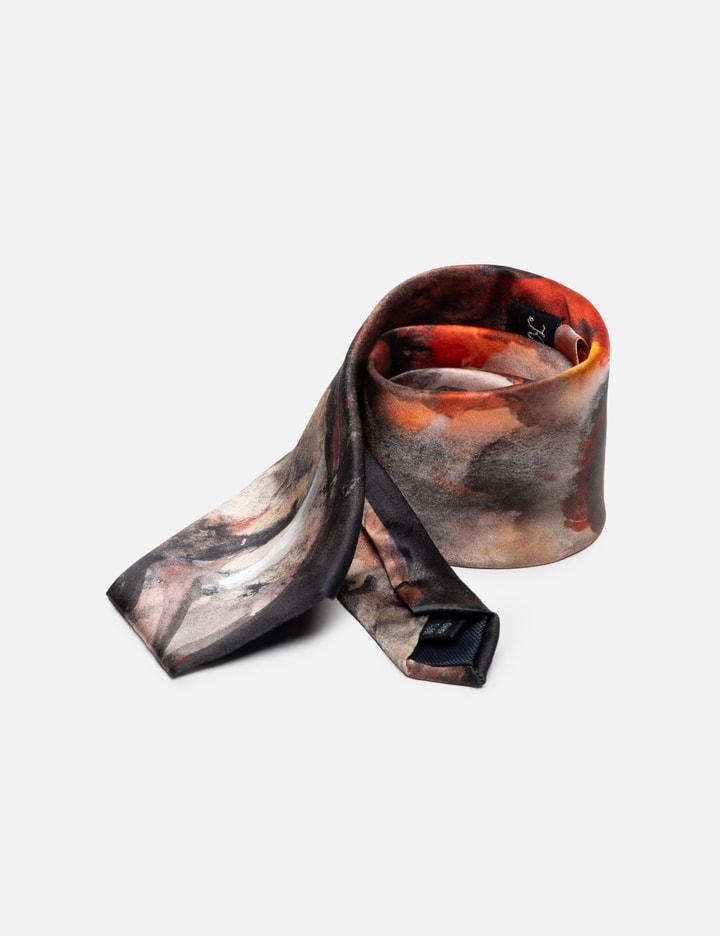 Women Figure Oil Painting Silk Tie