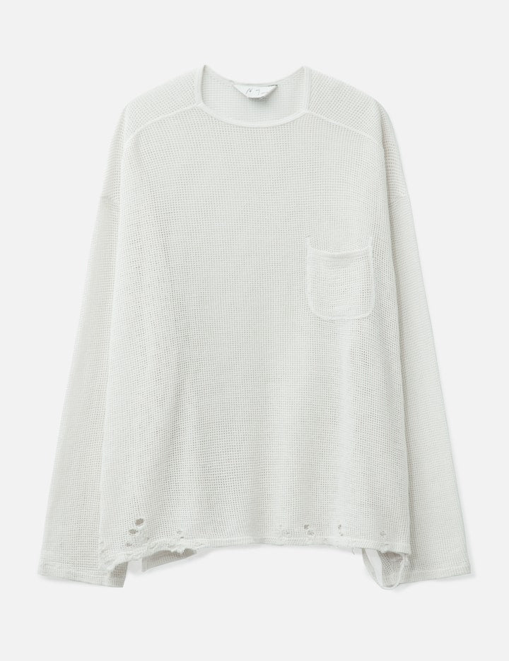 Dyed Mesh Long Sleeve T-shirt