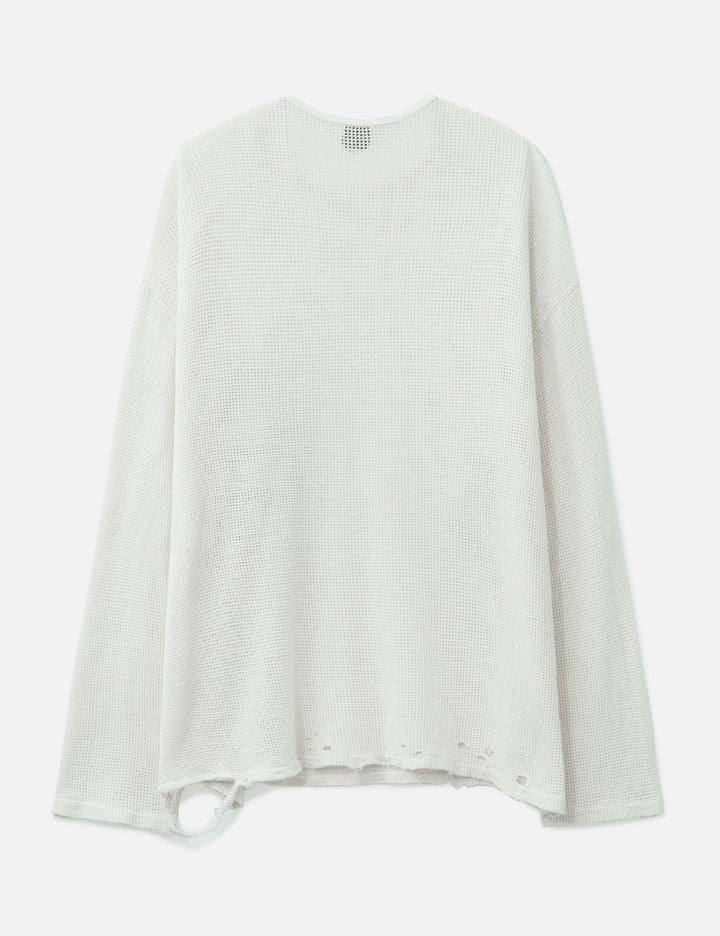 Dyed Mesh Long Sleeve T-shirt