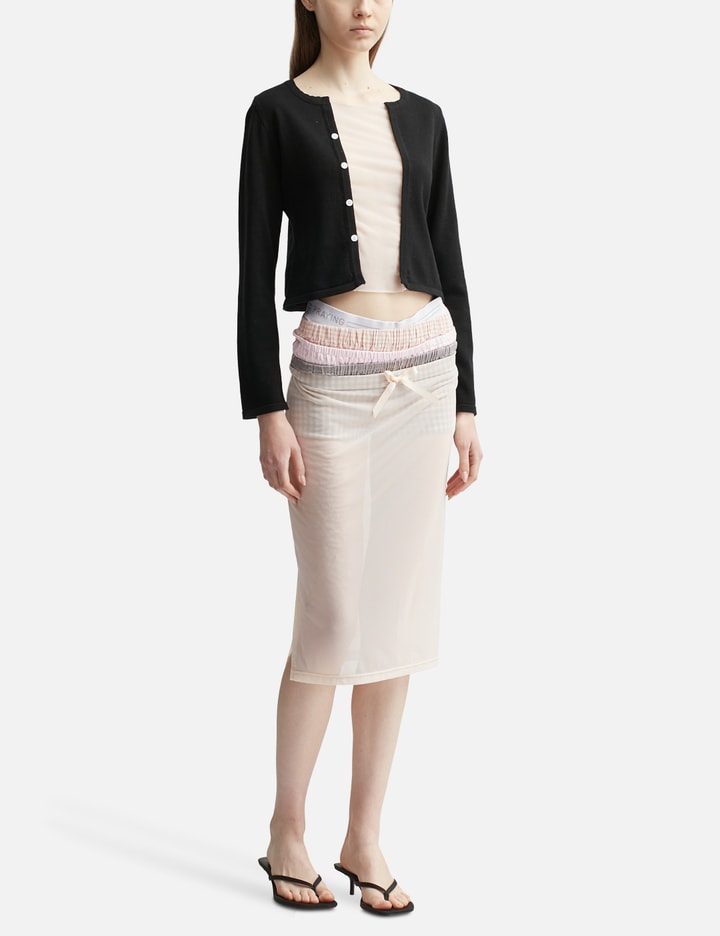 Mesh Layered Cardigan