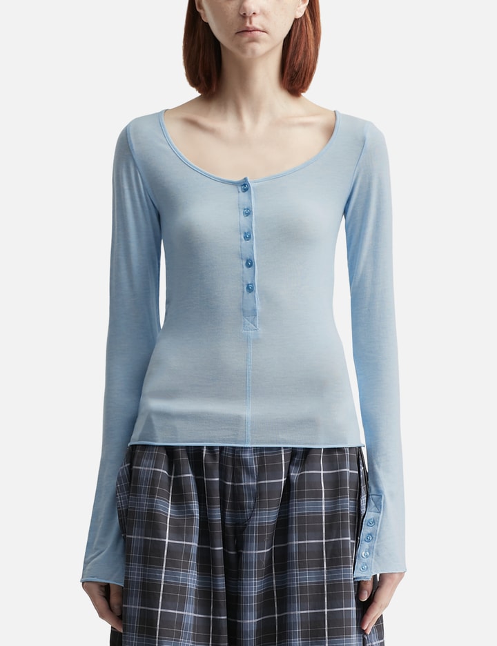 Fade Button Long Sleeve