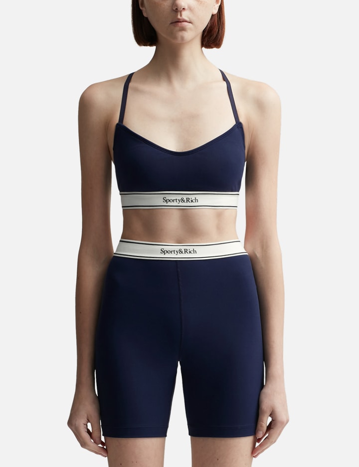 Serif Logo Sports Bralette