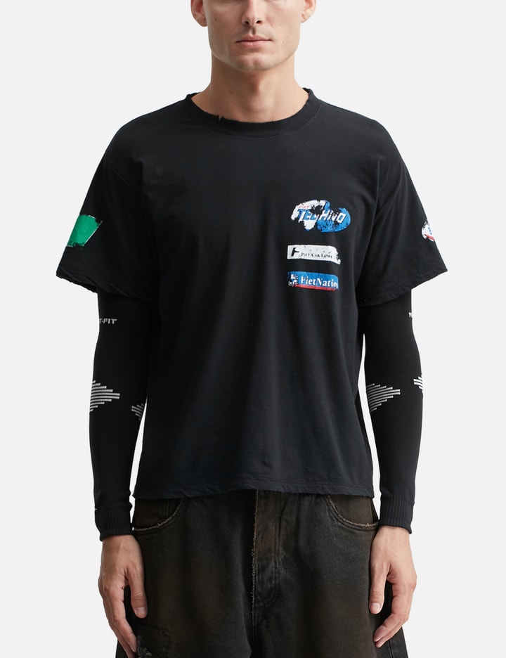 Piet F.C. Knitted Sleeve T-shirt