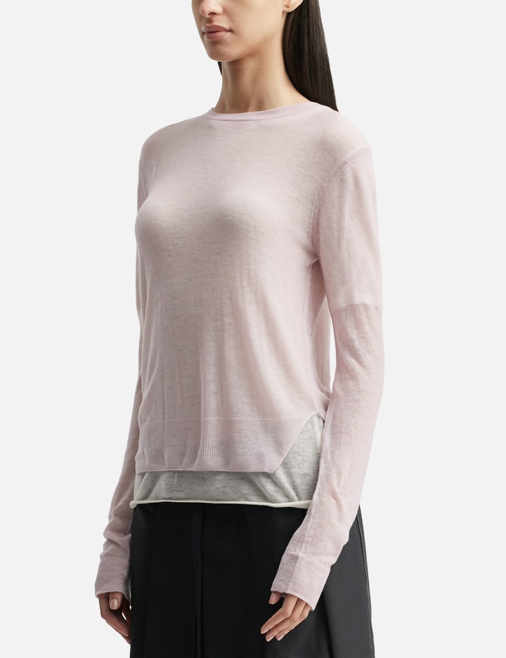 Layered Two Tone Sweatshirt