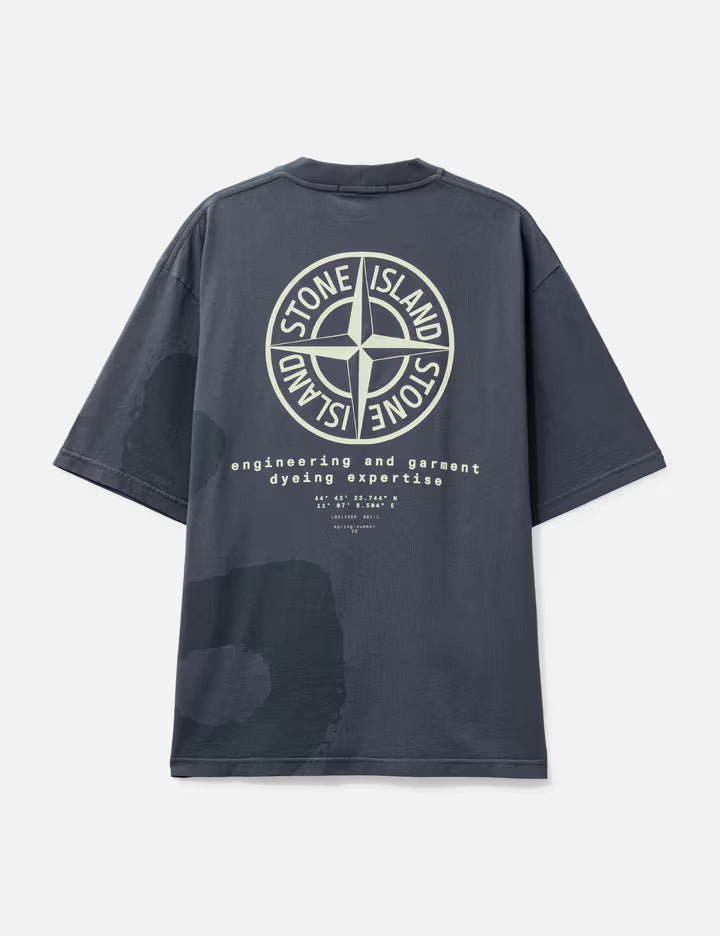 Combed Organic Cotton Jersey T-Shirt With ‘Whirlwind Type’ Print
