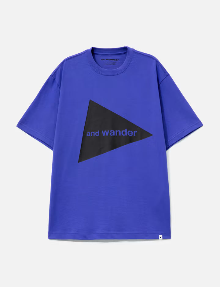 And Wander Big Logo Short Sleeves T-Shirt