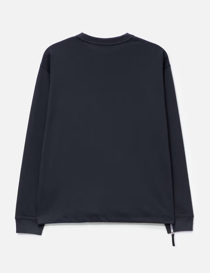 Suvin Compact Jersey Big QOL Tag Long T-Shirt