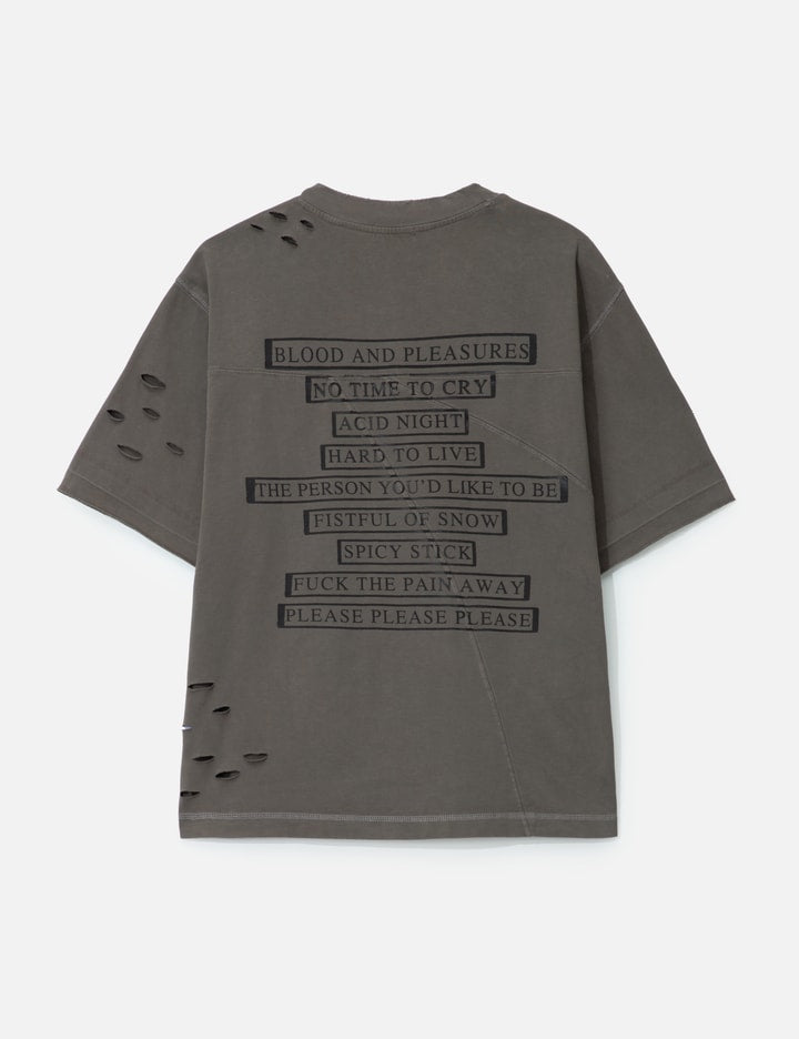 Naked Distressed Washed T-Shirt