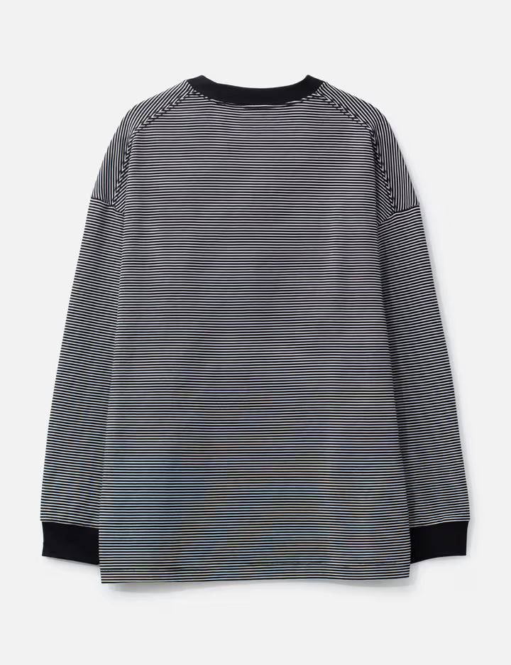 "Relax Stripe Tab" Longsleeve T-Shirt