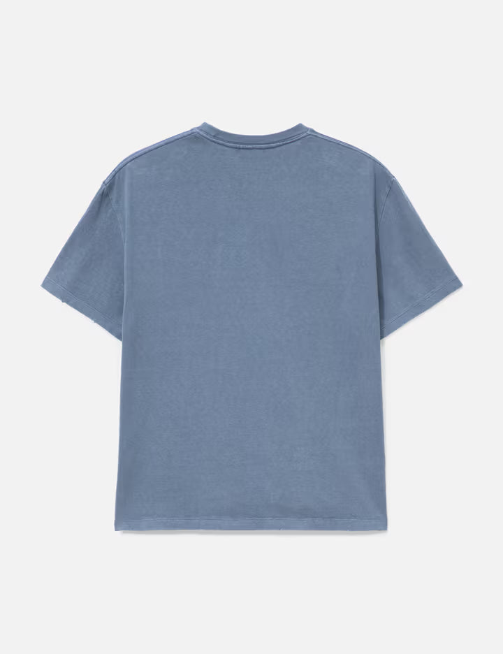 Damaged Color Dyed Crop T-shirt