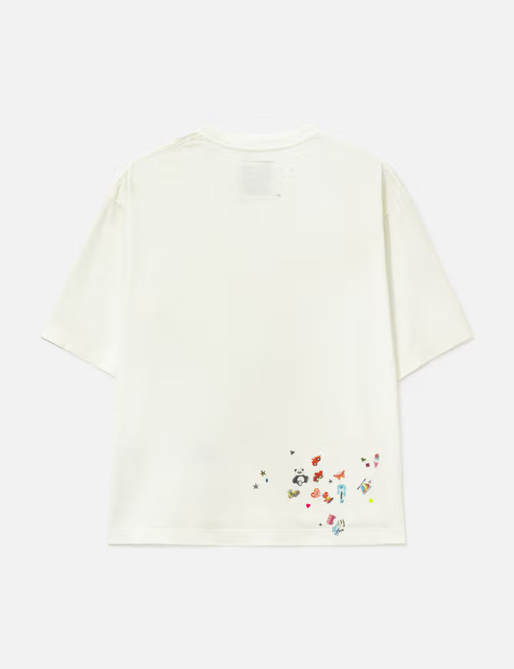 Kids Sticker Printed T-shirt