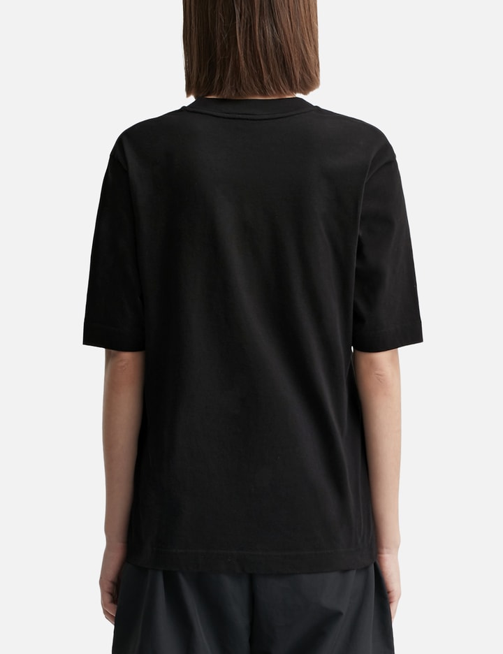 Silicone Logo Patch Cotton T-Shirt