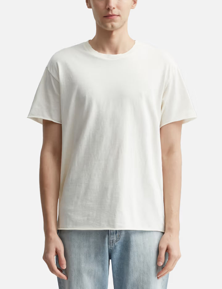 Garment Dyed Raw Edge T-Shirt