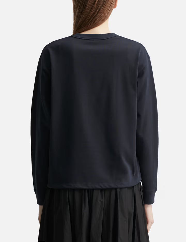 Suvin Compact Jersey Big QOL Tag Long T-Shirt