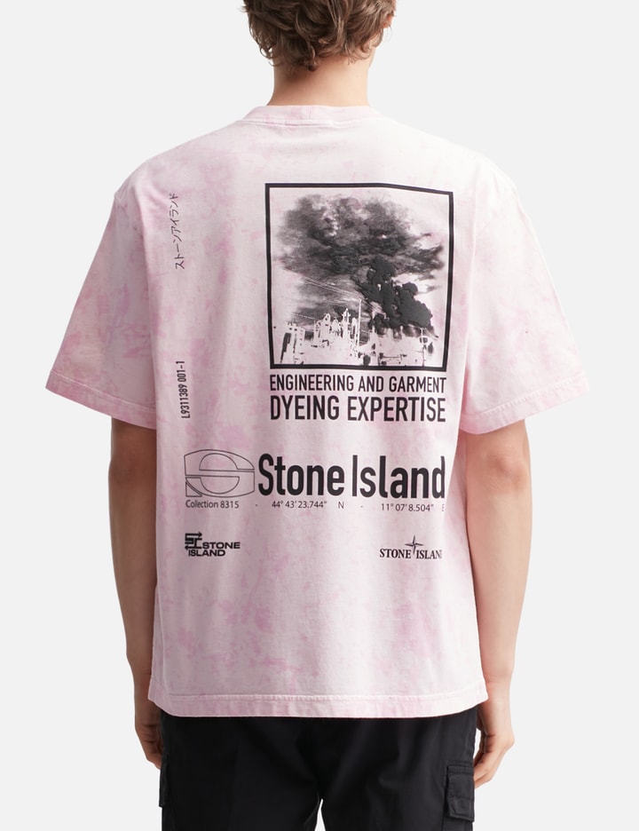 Combed Organic Cotton Jersey 'Paintball' Treatment Short Sleeve T-Shirt