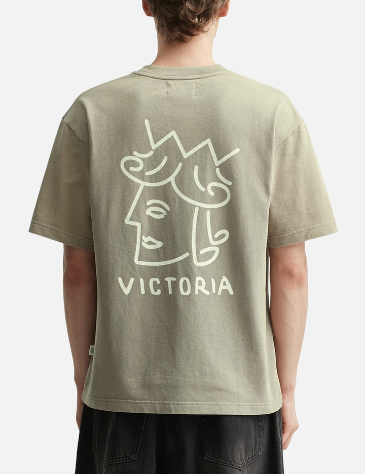 Sun Faded Queenhead Logo Short Sleeve T-shirt