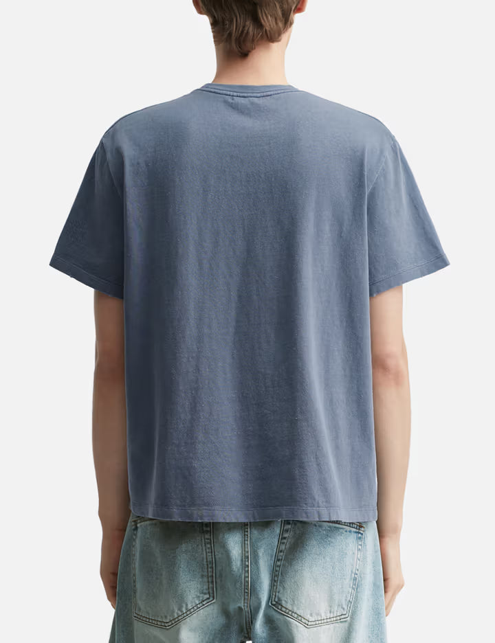 Damaged Color Dyed Crop T-shirt