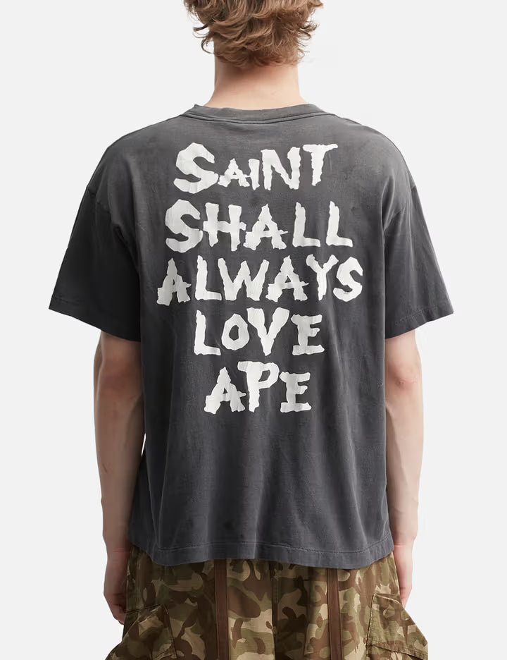 Saint Michael X Bape Short Sleeve T-Shirt