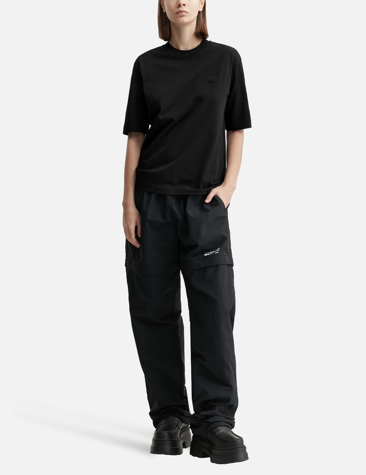 Silicone Logo Patch Cotton T-Shirt