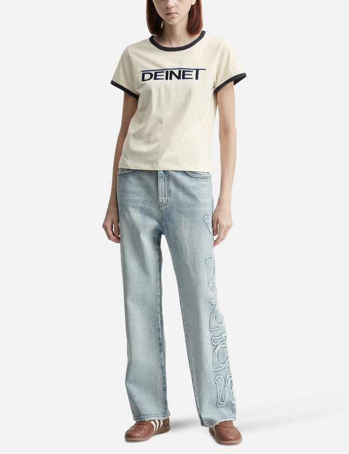 Line Logo Ringer T-shirt