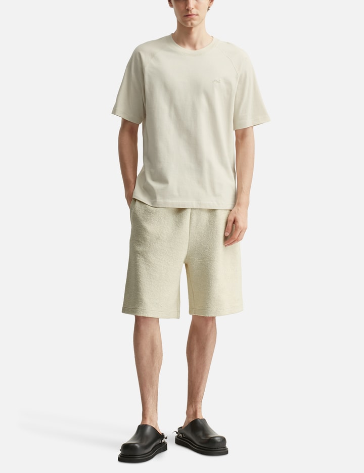 White Cotton Short Sleeves T-shirt