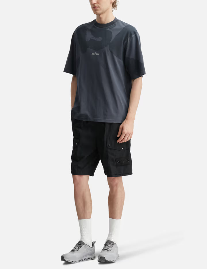 Combed Organic Cotton Jersey T-Shirt With ‘Whirlwind Type’ Print