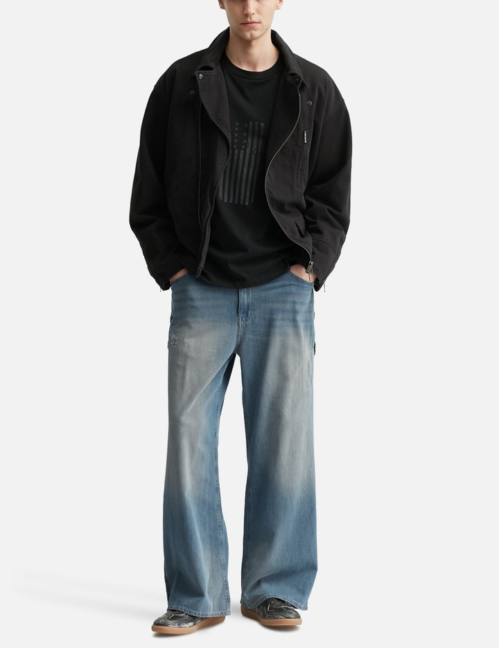 Graphic Double Layer Tee (American Flag)