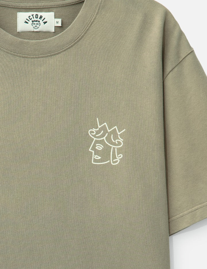 Sun Faded Queenhead Logo Short Sleeve T-shirt
