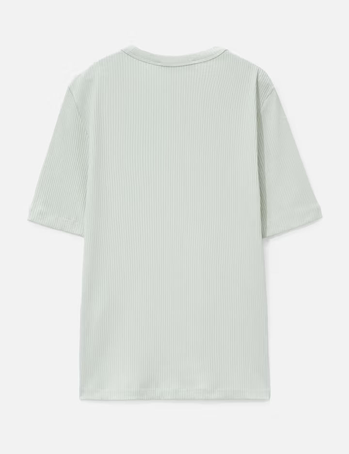 Baby Fox Ribbed Fitted T-Shirt