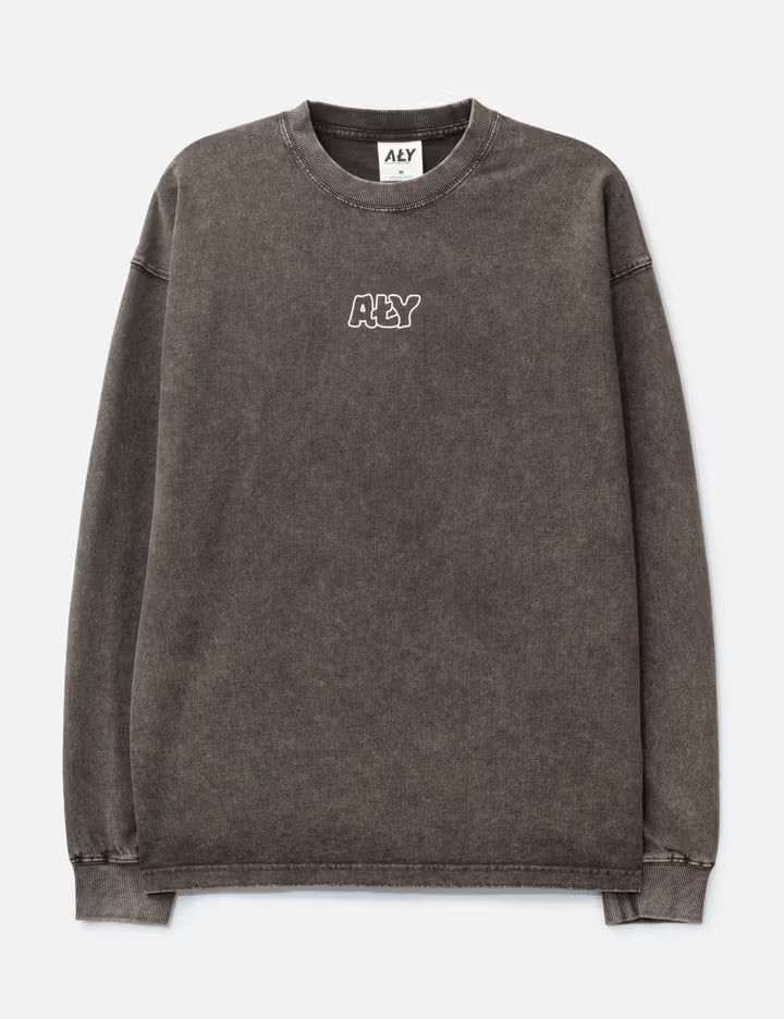"Dont Change The Vibe Black Washed" Longsleeve T-Shirt