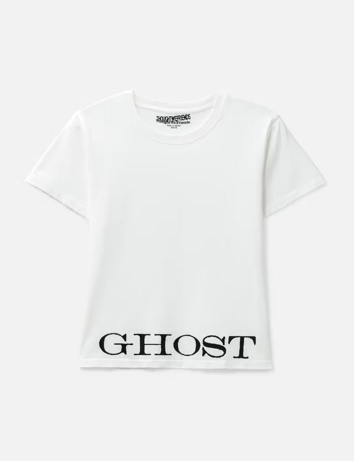 "Caspian" Ghost Fitted T-Shirt In White