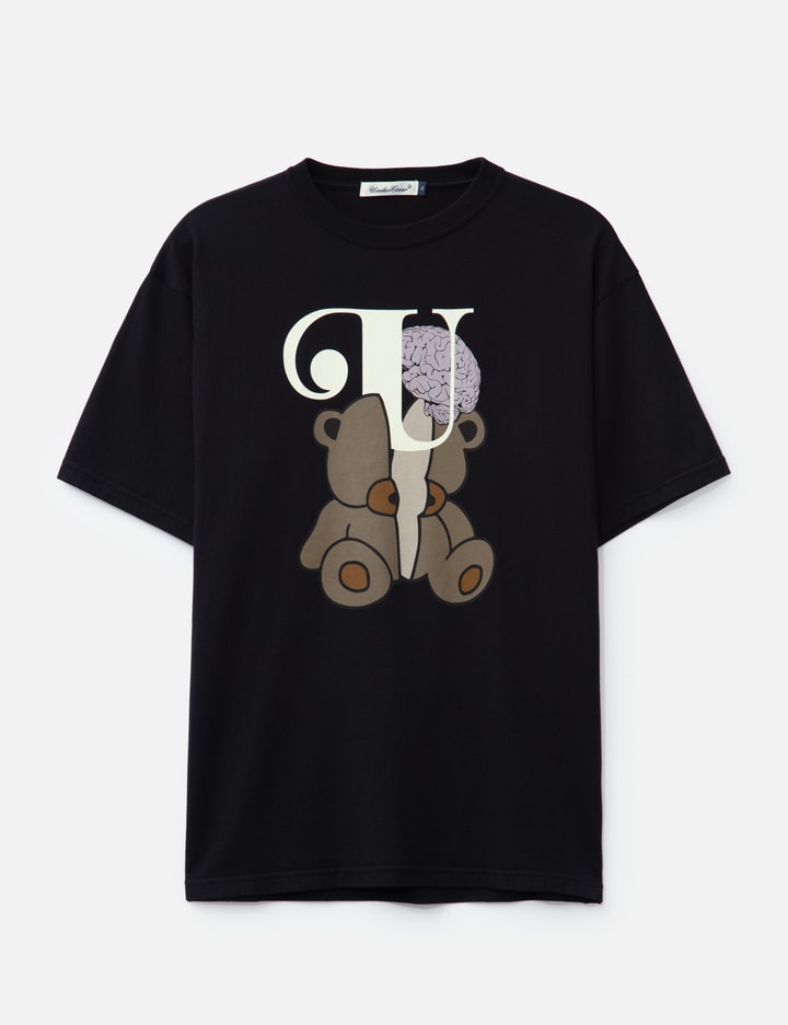 UC1E3801Halved Bear U Short Sleeve T-shirt