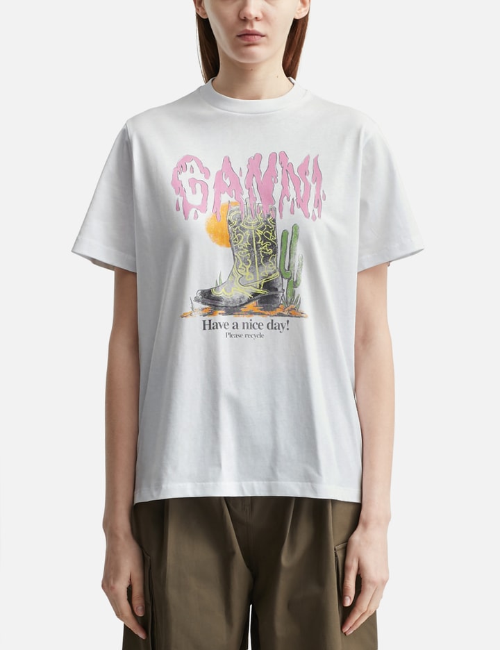 Western Boot Print T-Shirt