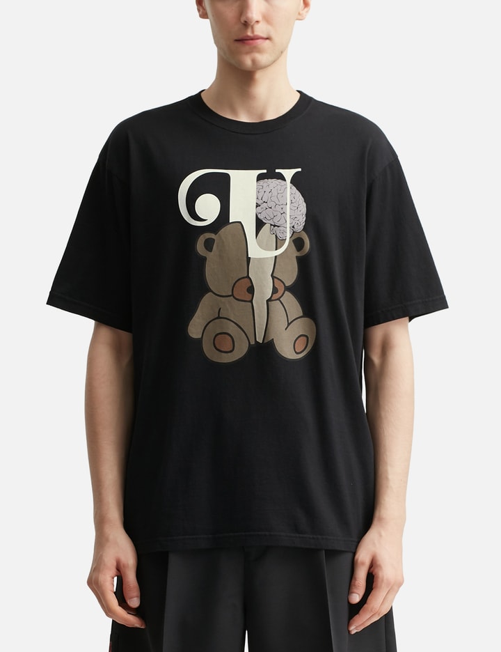 UC1E3801Halved Bear U Short Sleeve T-shirt