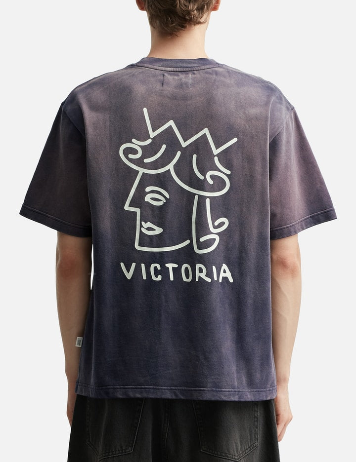 Sun Faded Queenhead Logo Short Sleeve T-shirt
