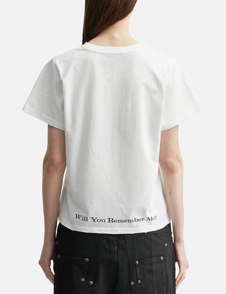 "Caspian" Ghost Fitted T-Shirt In White