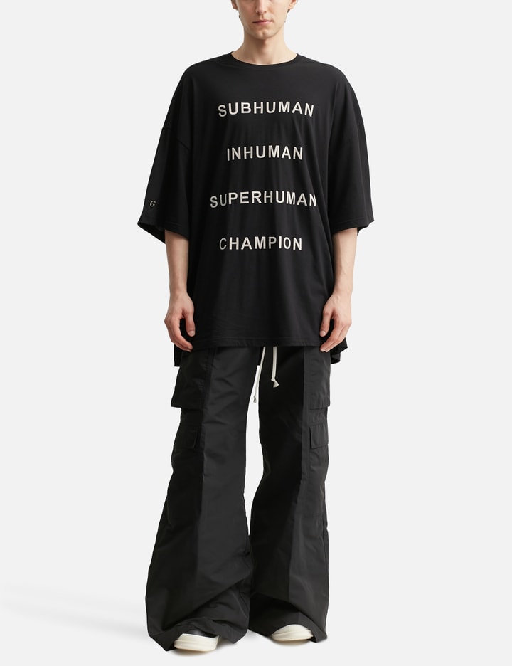 Rick Owens x Champion Tommy T-shirt W Subhuman Inhuman Superhuman