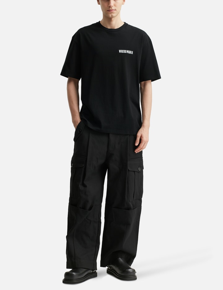 Tim Lehi / Washed Heavy Weight Crew Neck T-shirt ( Type-8 )