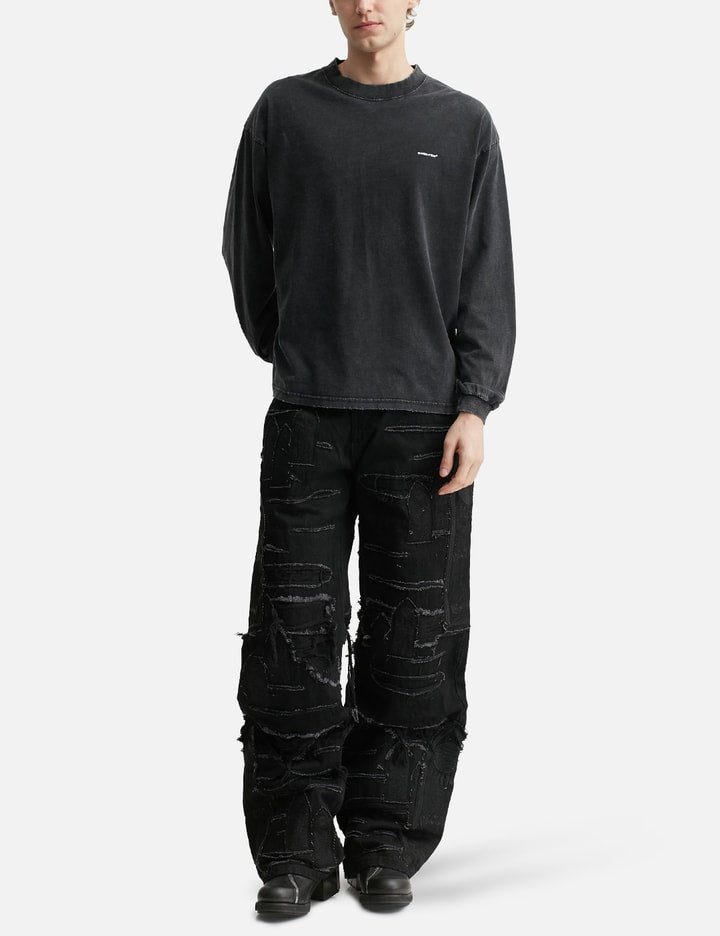 SHELTER "Logo" Washed Long Sleeve Tee