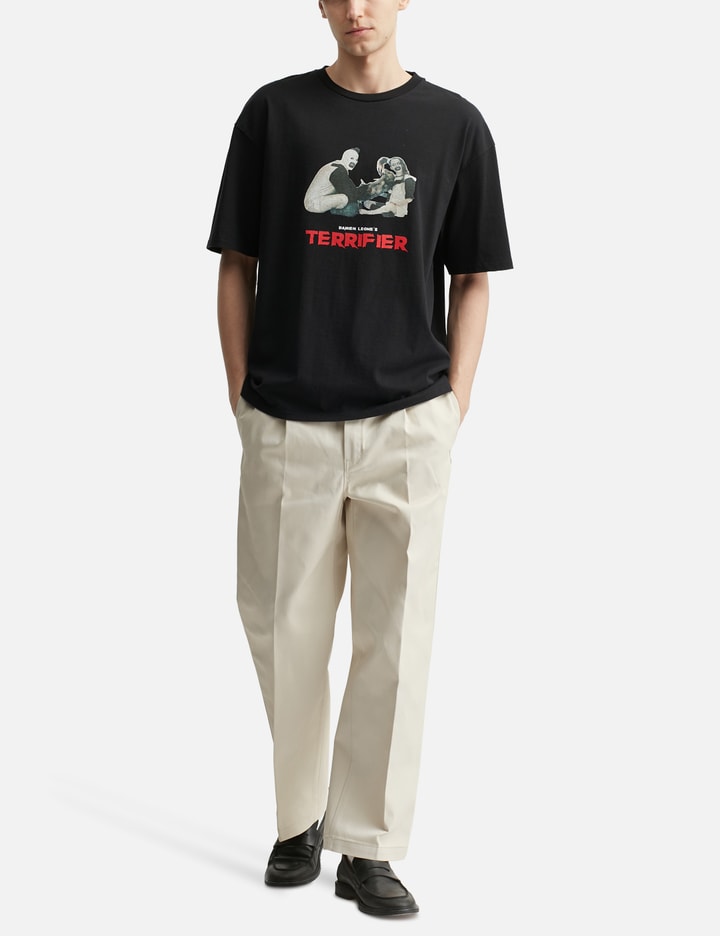 Terrifier / Washed Heavy Weight Crew Neck T-shirt ( Type-3 )