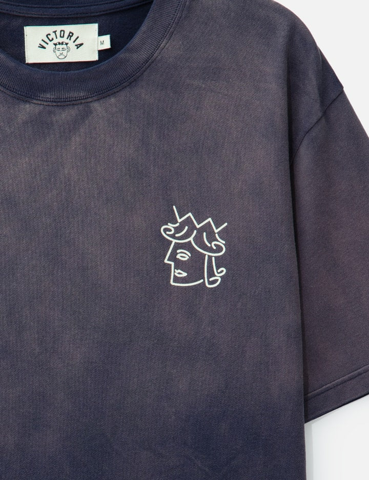 Sun Faded Queenhead Logo Short Sleeve T-shirt