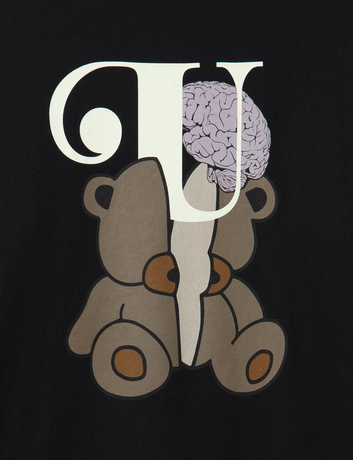 UC1E3801Halved Bear U Short Sleeve T-shirt